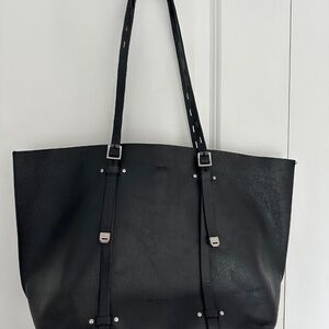 Rag and Bone Black Field Tote